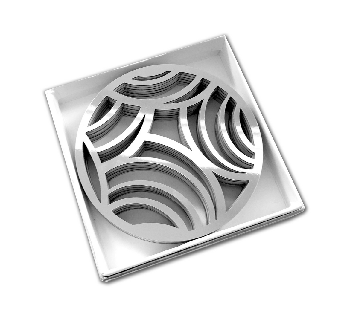 Silver Affinity Coasters - set of 6