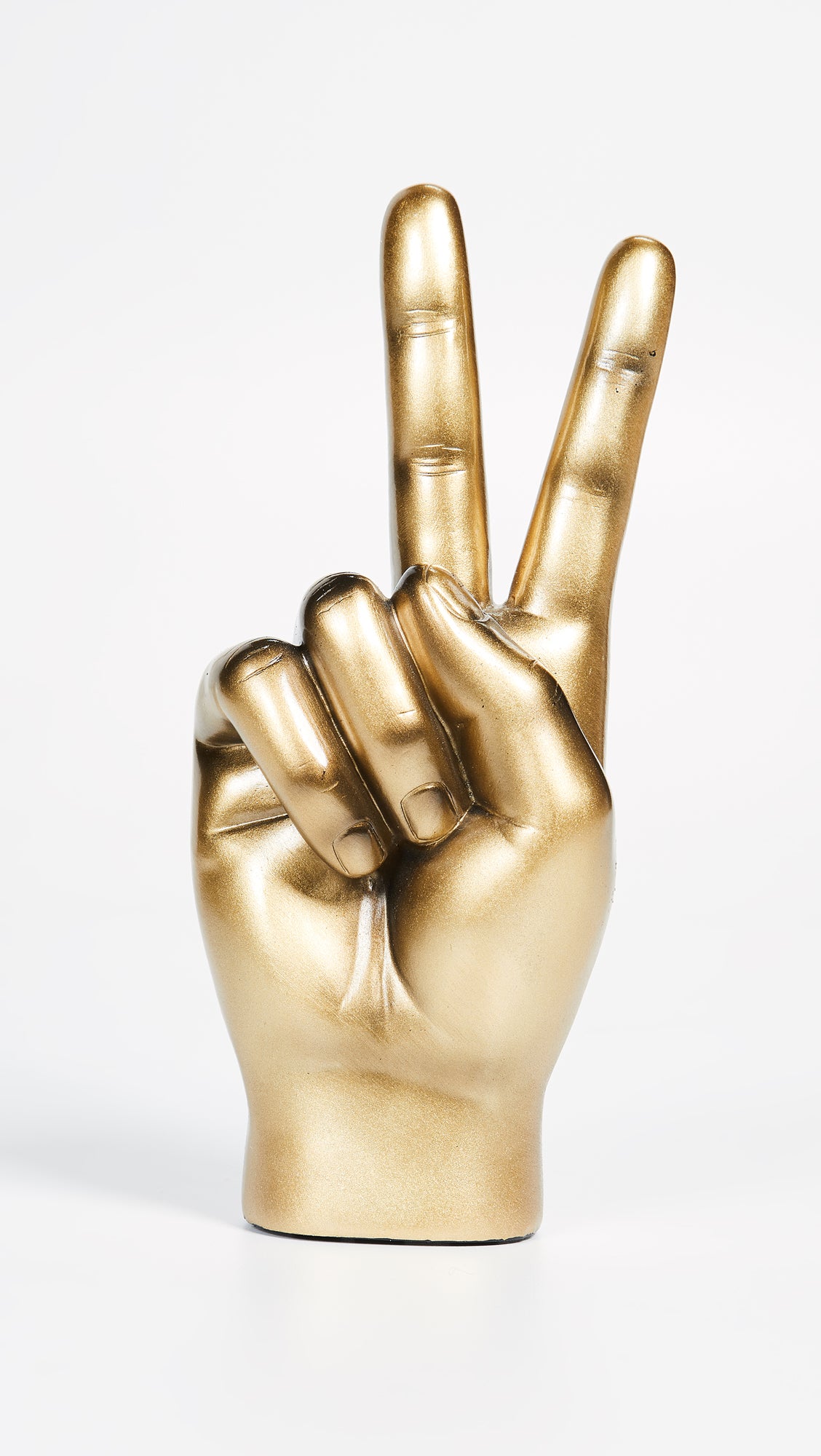 Peace Hand in Gold