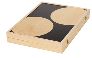 Negative Dot Tabletop Backgammon Set
